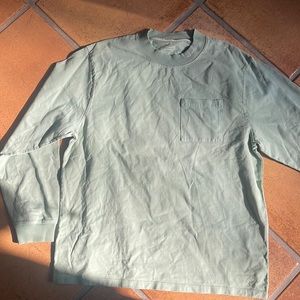 Brand new Saturdays mock rib neck l/sl heavy tee